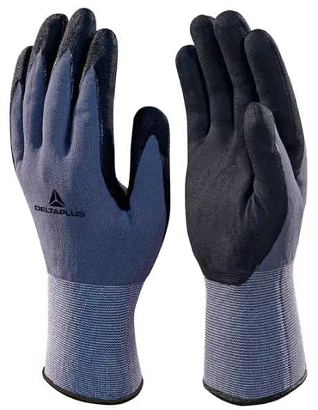 Luva de Proteção Delta Plus VE726 em Poliamida Spandex com Revestimento Nitrílico CA 41330