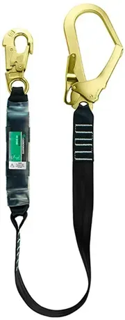 Talabarte em I Carbografite CG342AB com Absorvedor e Gancho de 55MM Comprimento 1,28M