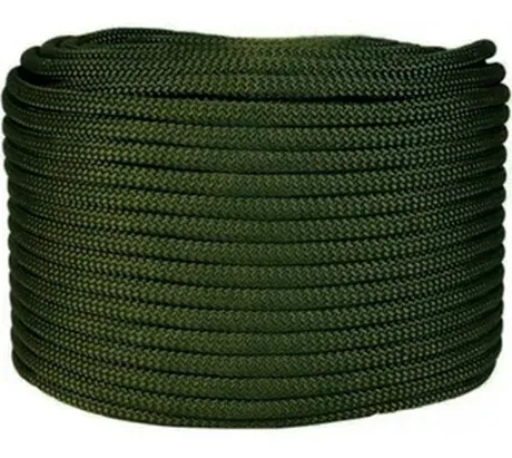 Corda Semi-Estática Verde Musgo 11,5 MM Norma NR35 - 25 Metros