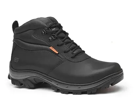 Bota de Segurança Gogowear  Modelo Viper Preto 100% Couro CA 43770