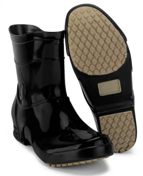 Bota Ocupacional Boot Stick Shoes Solado em Borracha vulcanizada Antiderrapante Preta CA 46069