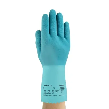 Luva Ansell 62-400 Em Látex Para Trabalhos Pesados 100% Impermável, Térmica Quente e Frio CA 43067