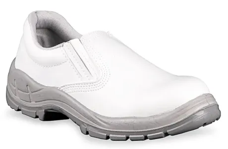 Sapato de Segurança em Elástico Bracol 4011BSEM4600LLem Microfibra Branco CA 31242