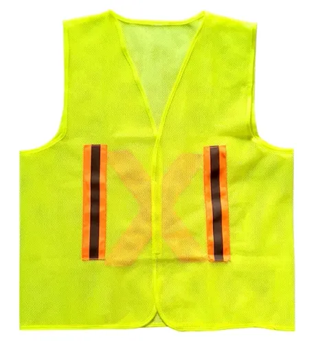 Colete de Proteção Refletivo Volk Tipo Tela Amarelo Respirável sem Bolso