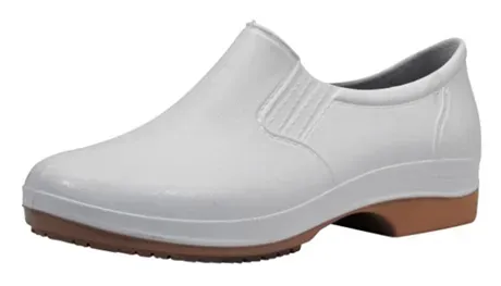 Calçado Ocupacional Poliuretano Cartom COB 101BR Antiderrapante e Bidensidade Branco CA 41773