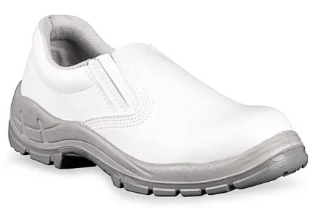 Sapato de Segurança em Elástico Bracol 4011BSEM1600LL em Microfibra Branco Bico de  Composite CA 30112