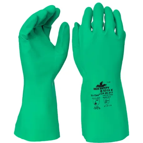 Luva Nitrílica MCR Safety Nitri-Chem Sem Forro 33cm CA 46050