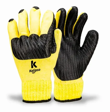 Luva de Segurança Kalipso Black Wave com Resistência Mecânica e Térmica CA 38092