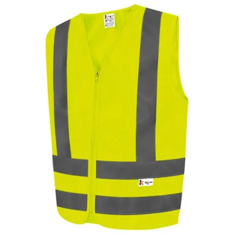 Colete Refletivo Kalipso sem Bolso Amarelo Fluorescente