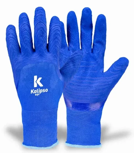 Luva de Segurança Kalipso Confortato Light em Nylon Com Látex Para Serviços Gerais CA 45897