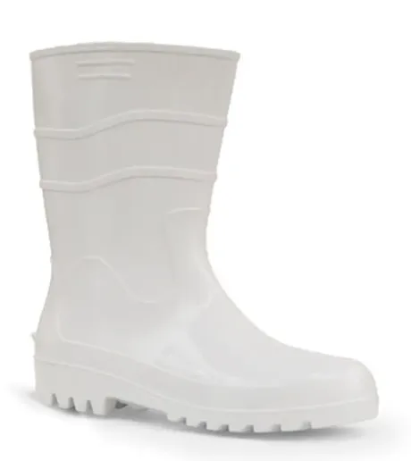 Bota de Pvc Workflex 43WFMBBF6 Branco Cano Médio CA 37130