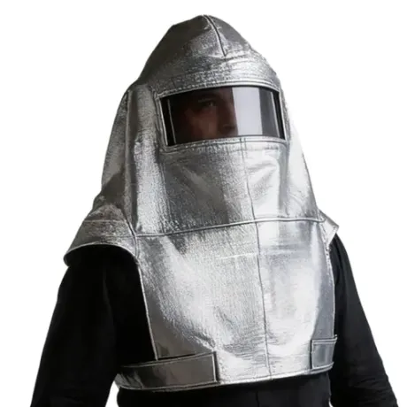 Capuz Aluminizado ThermFire 022 até 1400°C com Visor Fixo | CA 47015