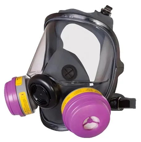 Respirador Reutilizável Facial Inteira em Elastomero Honeywell 5400 Com 2 Filtros Vapor Orgânico e Gás Ácido + P3 P100 Série 7583p100l CA 32134