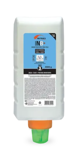 Creme Protetor Luva Química Nutriex NB Grupo 3 Contra Bactérias e Microrganismos 4Kg Refil CA 42989
