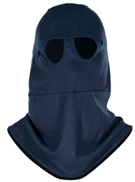 Capuz Balaclava Risco II NR10 2 Orifícios Commanders FR ATPV 9,4 Contra Arco Elétrico e Antichamas Azul Marinho CA 45749
