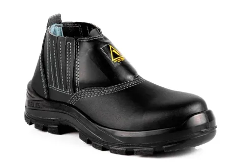 Bota de Segurança Bracol 4045BELF1600EL Microfibra e Bico de Composite Peito e Dorso Acolchoado NR10 Eletricista CA 38530