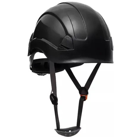 Capacete de Proteção Para Altura Steelflex Falcon Cor Preto Classe B Tipo III Completo CA 42234