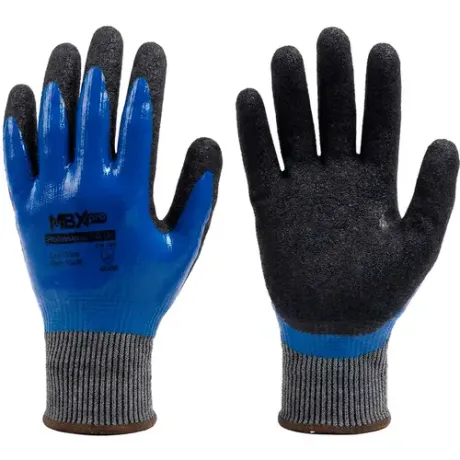 Luva de Proteção ao Corte Nível 5 NitrilC5 MBXpro Impermeável, Banho Nitrílco Total CA 48745
