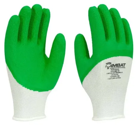 Luva de Algodão Com Látex Dorso e Palma Imbat lv-s-blv CA 41737 - 12 Pares