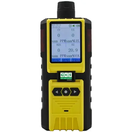 Detector Multigases Gas And Safety Com Bomba De Sucção CO, O2, H2S, EX