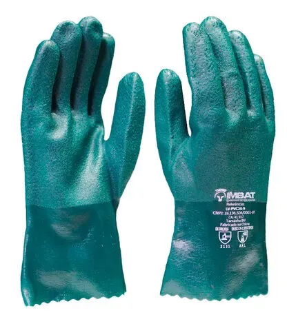 Luva de Pvc Imbat Lv-pvc26 Comprimento 26Cm Antiderrapante Ca 41917