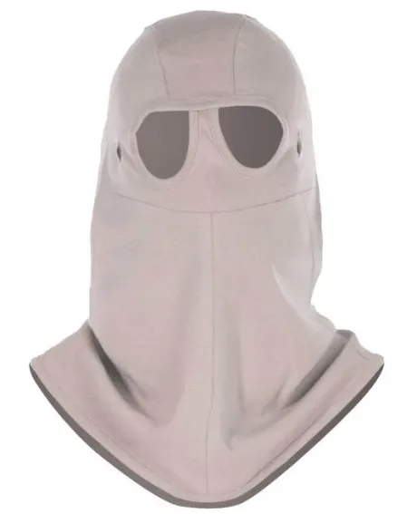 Capuz Balaclava Risco II NR10 2 Orifícios Commanders FR ATPV 9,4 Contra Arco Elétrico e Antichamas Cor Cinza CA 45749