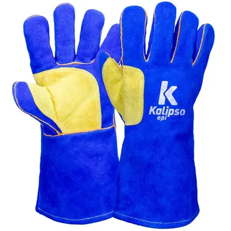 Luva Para Atividades de Solda Kalipso K-Argon 52-001 Com Reforço em Couro CA 50277