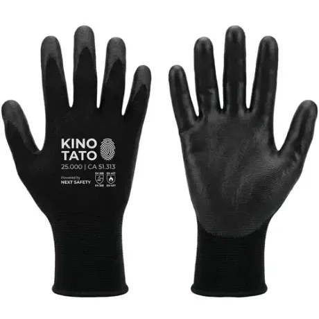 Luva Next Safety Kino Tato 25.000  Em Nylon Com Banho Pu Ótima Sensibilidade Ca 51313