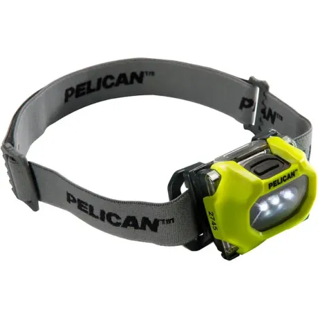 Lanterna de Cabeça Antiexplosão Headlamp Pelican 2745 Alta Performace Certificada Led 33 Lumens Zona 0