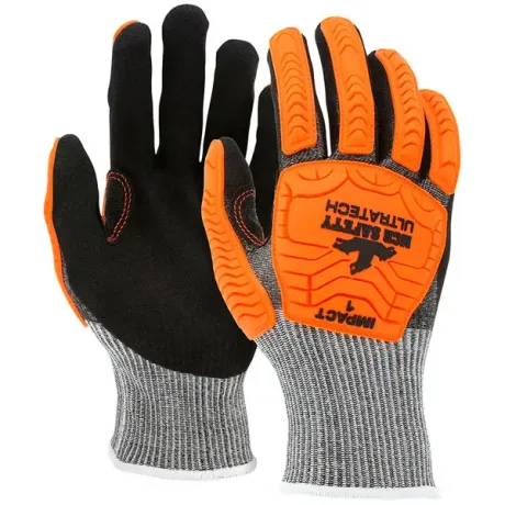 Luva Anti-Impacto e Anti-corte Mcr Safety UT1952 UltraTech Banho Nitrílico na Palma CA 50833