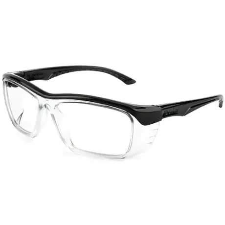 Óculos De Proteção Id Safety ID 103 Tamanho 56 Preto Cristal Permite Lentes de Grau CA 41615