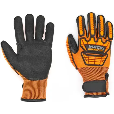 Luva Anti-Impacto Next Safety Mack Plus 70.100 Palma Spandex Antiderrapante Ca 51.530