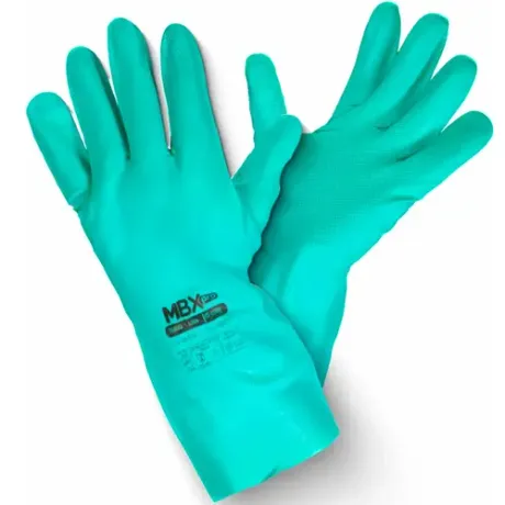 Luva Nitrílica Medix NitriQ+ Flocada Internamente Cano Médio CA 48884