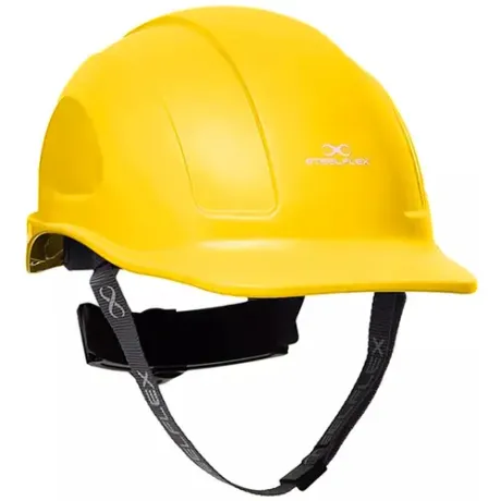 Capacete Steelflex Turtle Amarelo CPCT10101 com Aba Frontal, Suspensão, Catraca e Jugular Ca35983