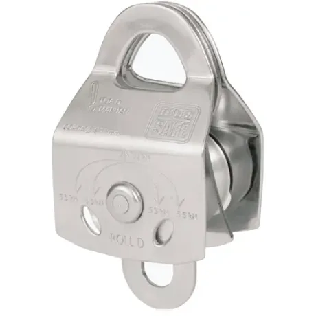 Polia Dupla Ultra Safe Roll D Em Aço Inox Para Corda Até 12MM Código USP400850100