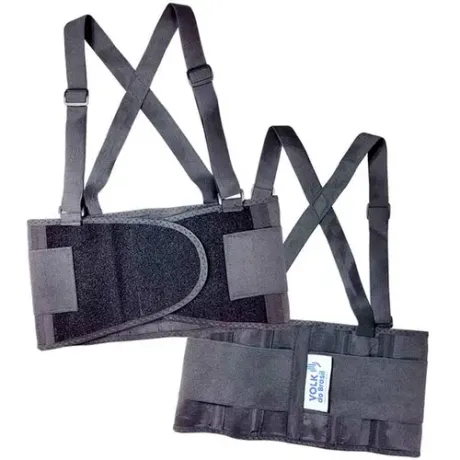 Cinta Ergonômica Volk Black Belt Comfort Elástico Reforçado e Costuras Resistentes