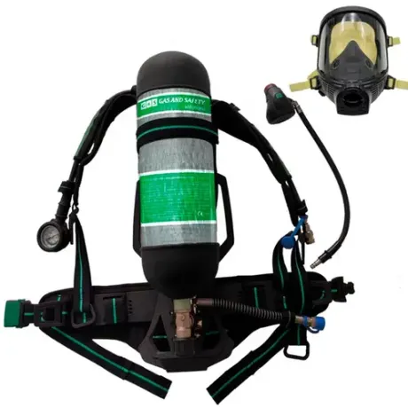 Respirador Autônomo Optimus II Gás & Safety Tipo 2 – Combate a Incêndio, Resgate e Atmosferas Críticas com Máscara Classe 3 e Cilindro 6,8L