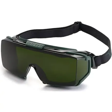 Óculos Ampla Visão Univet 5X2 Advanced Goggle Welding 5 5X2.03.06.50 UV400 Vanguard PLUS CA 52431 - Soldagem W5 - Proteção Química D3 D4