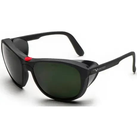 Óculos de Segurança Univet 566 Welding IR 5 566.00.00.50 Soldagem W5 Lente Intercambiável Antirrisco UV380 CA