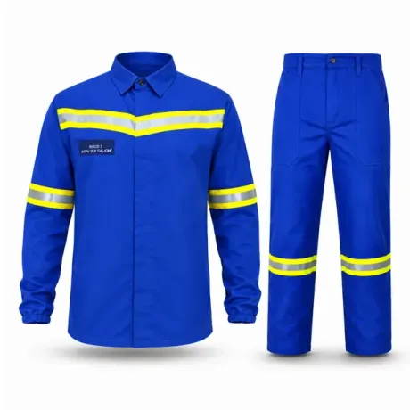 Conjunto Eletricista NR10 Antichama Guardian Fire WE Risco 2 ATPV 11 cal/cm² Refletivo Azul Royal