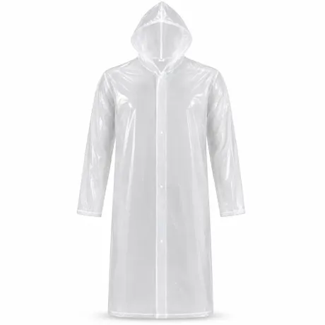 Capa de Chuva PVC Forrado Standard Brascamp Incolor CA 28.449
