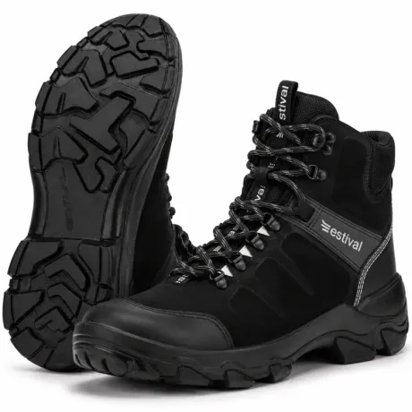 Bota de Segurança Estival Discovery DC20001S1 Preto Bico de PVC CA 44591